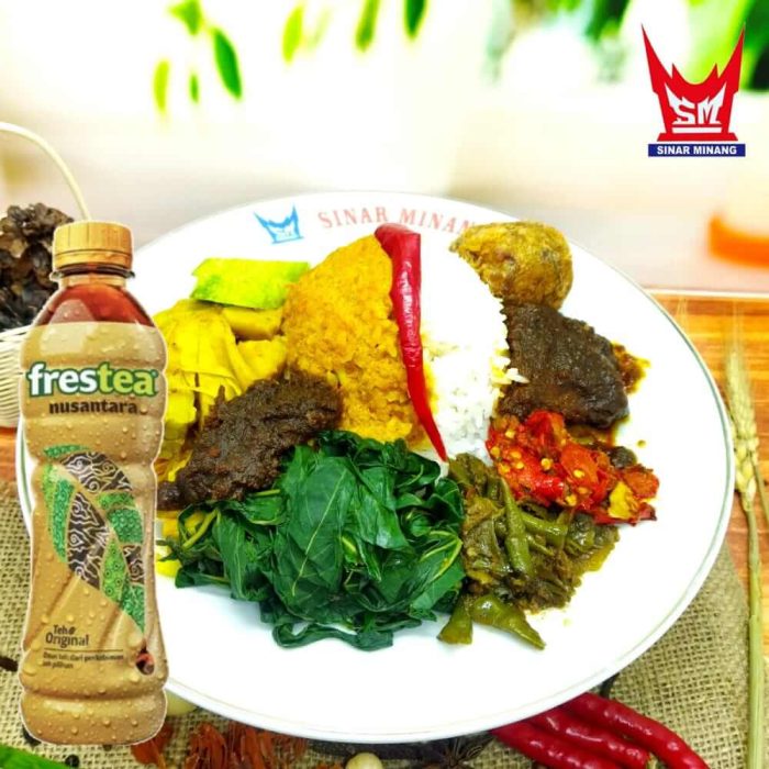 Nasi Rendang Daging Telor Balado Ftestea