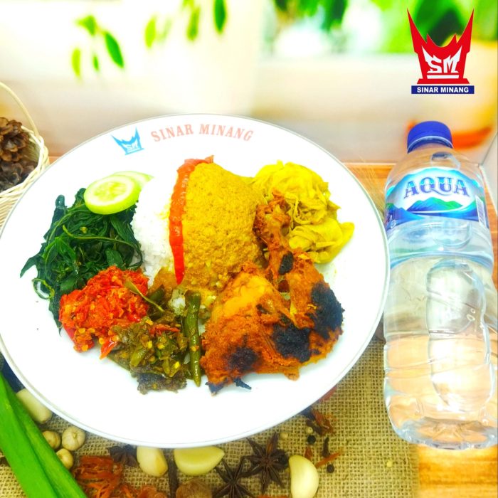 nasi ayam bakar aqua