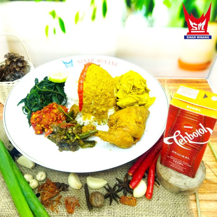 nasi ayam goreng teh botol kotak