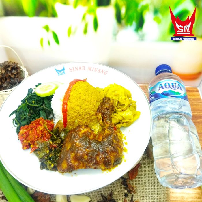 nasi ayam rendang aqua